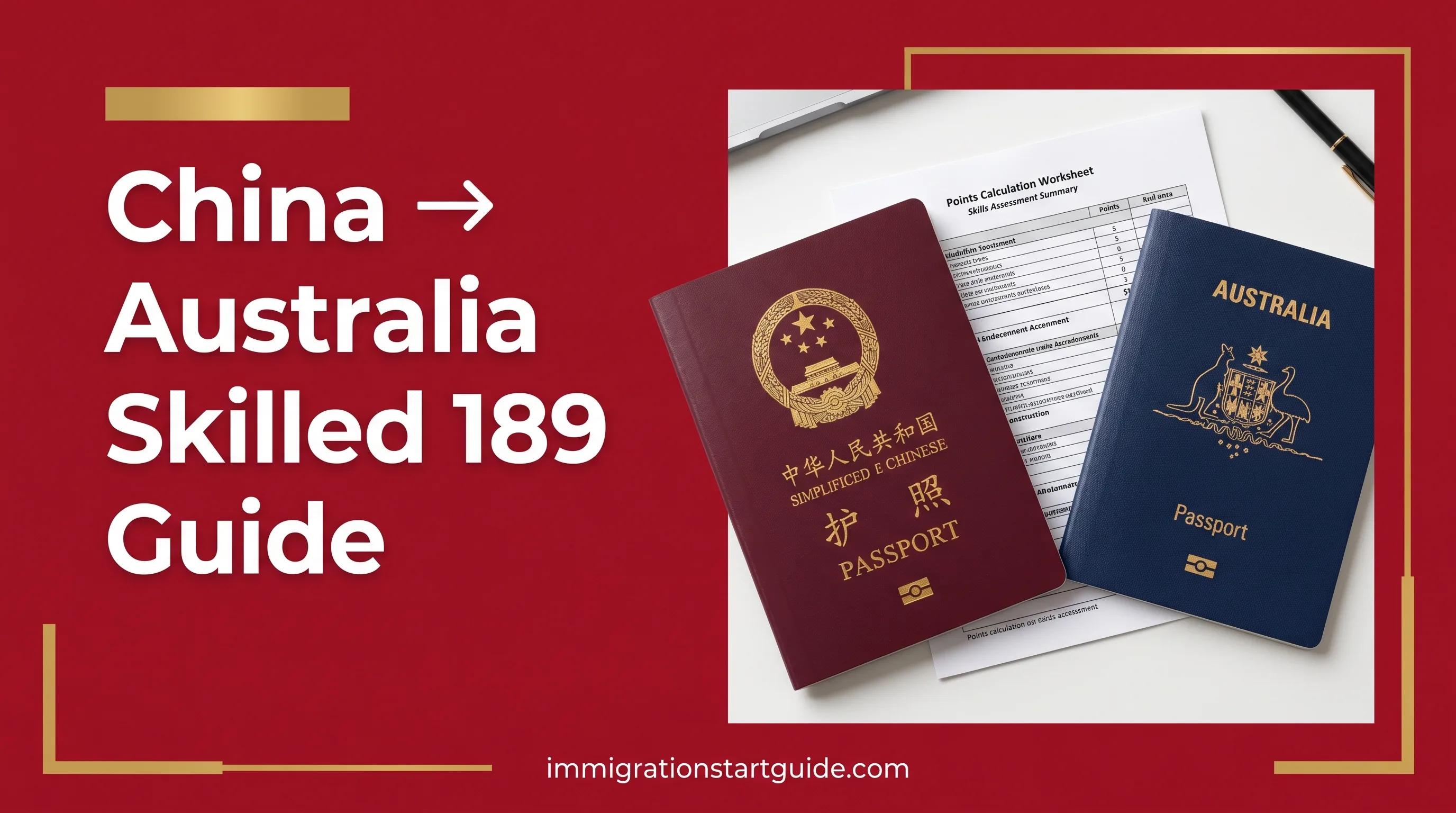 China → Australia Skilled 189 Guide — Master the Points Race from Mainland China