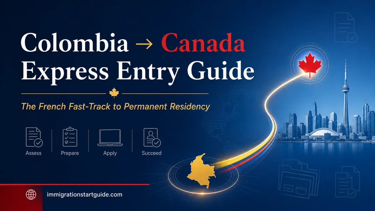 Colombia → Canada Express Entry Guide — The French Fast-Track to Permanent Residency
