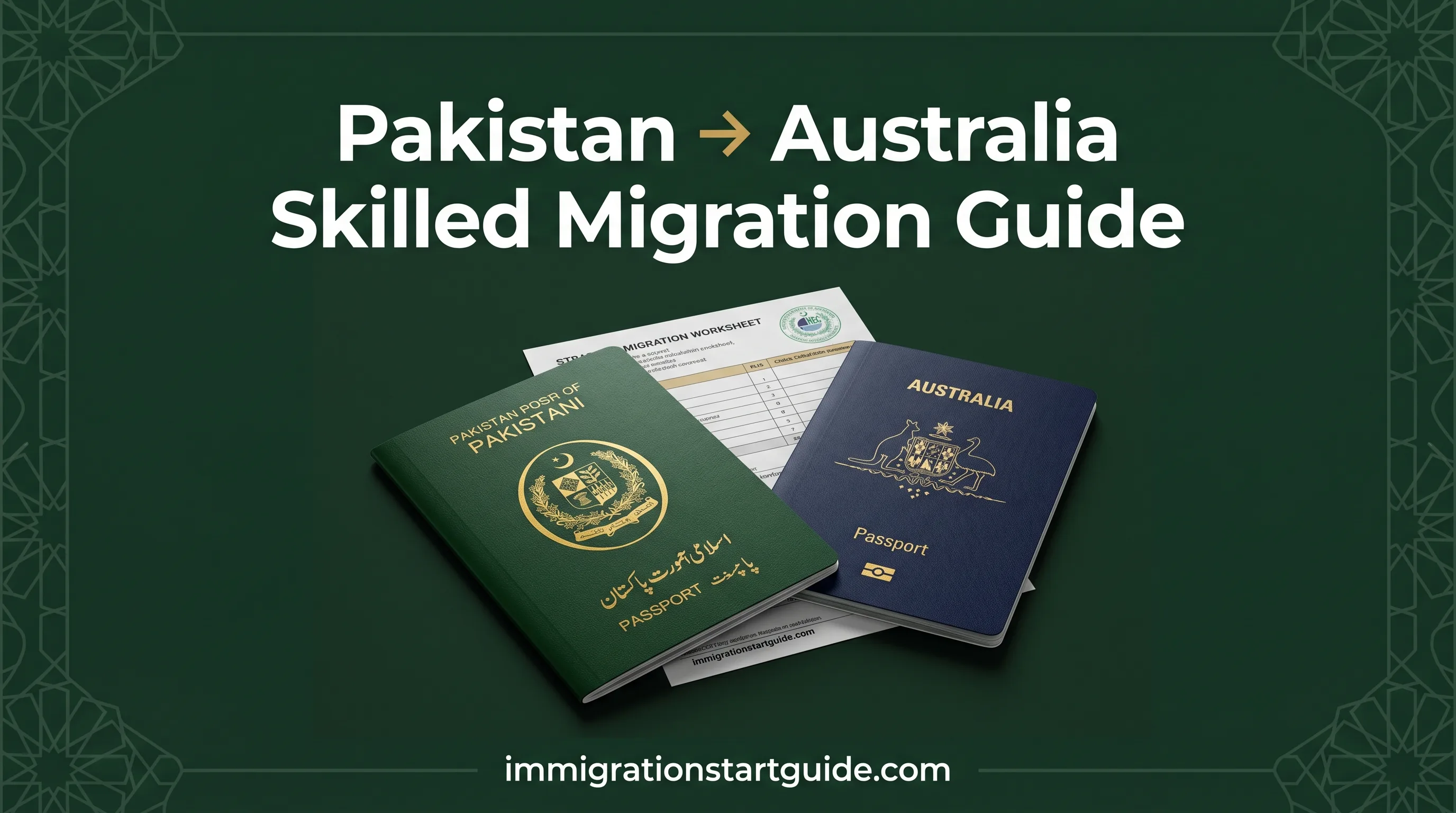 Pakistan → Australia Skilled Migration — Your Complete DIY Roadmap
