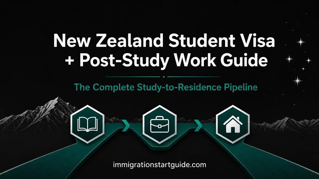 NZ Student Visa + Post-Study Work — Study to Residency in 3 Steps